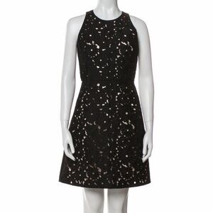 Kate Spade Black and Cream Lace Mini Dress